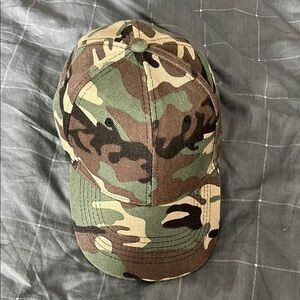 Woodland Camo Adjustable Baseball Cap Hunting Tactical Style Hat